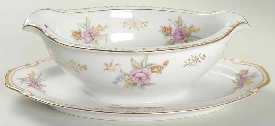 KON64 Gravy Boat with Attached Underplate by Kongo-1