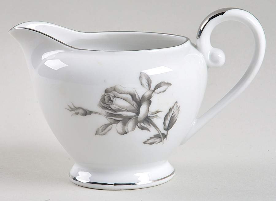 Black Rose Creamer by Kutani-1