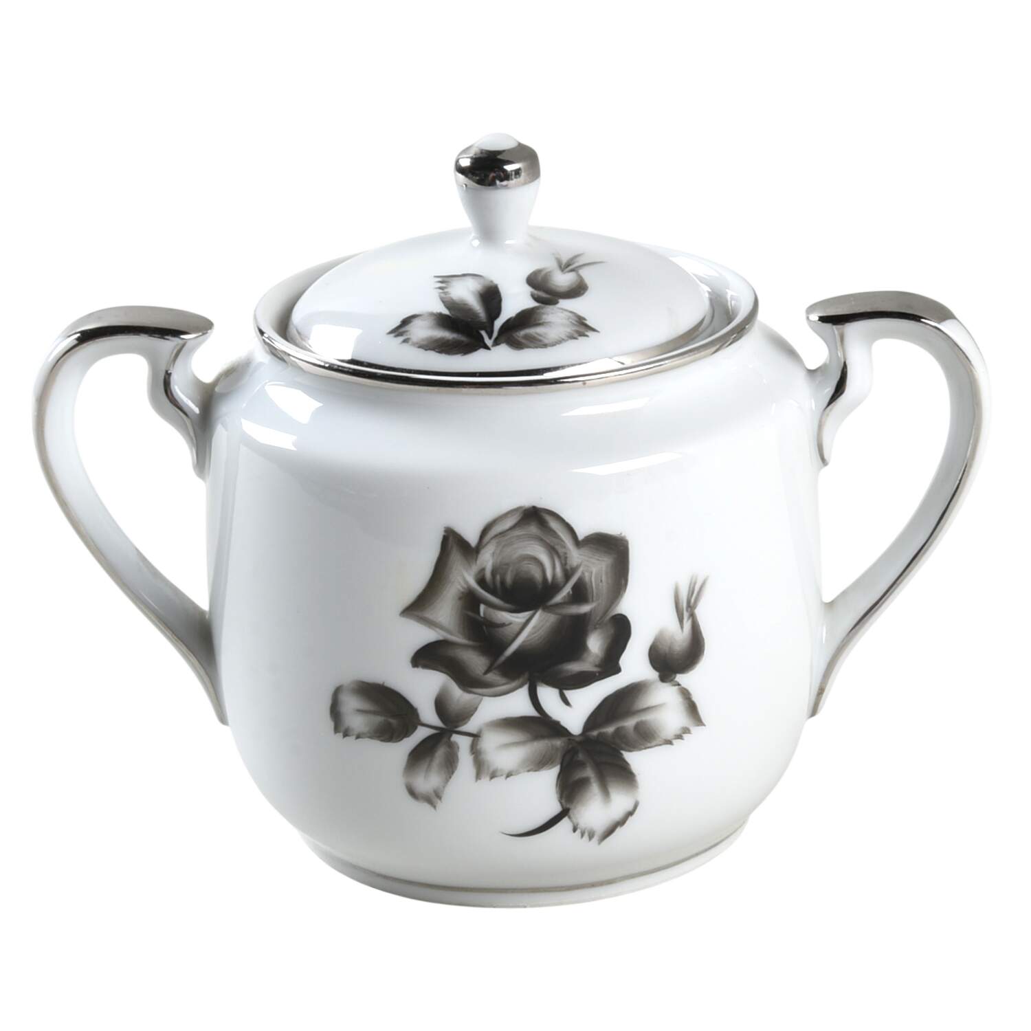 A5252 Sugar Bowl & Lid by Kutani-1