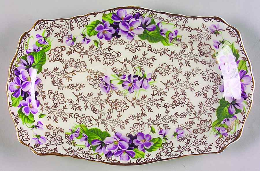5018 Tray for Mini Creamer & Open Sugar by James Kent (England)-1
