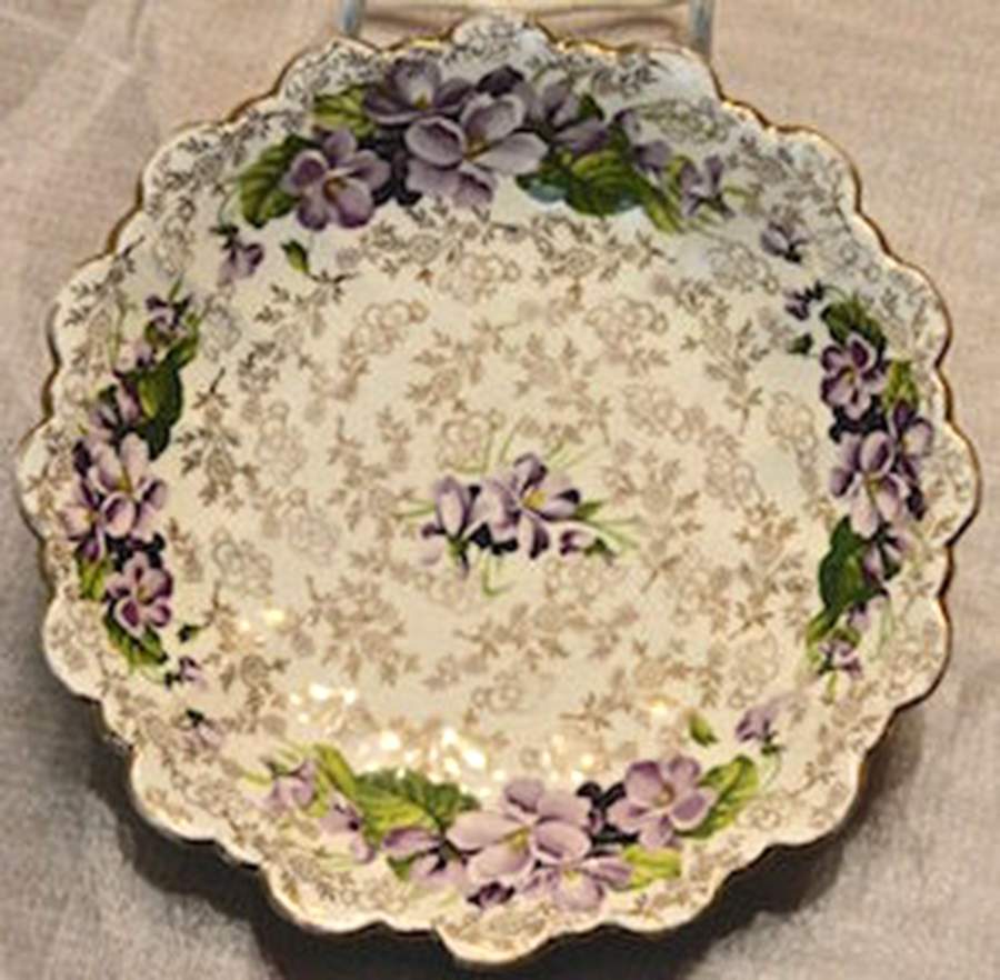 5018 7" Round Shell Tray by James Kent (England)-1
