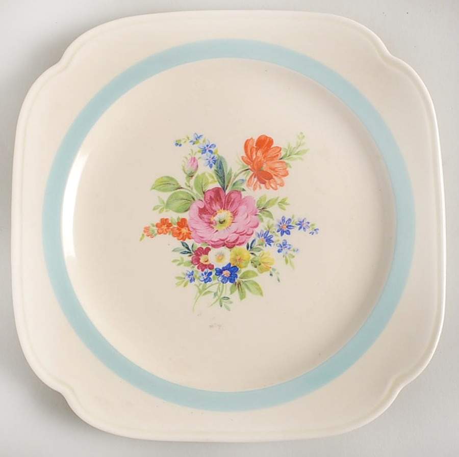 KNO343 Square Salad Plate by Edwin Knowles-1