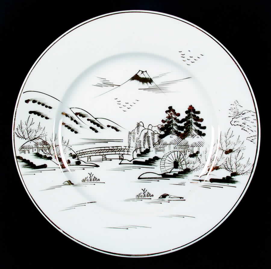 KUT54 Dinner Plate by Kutani-1