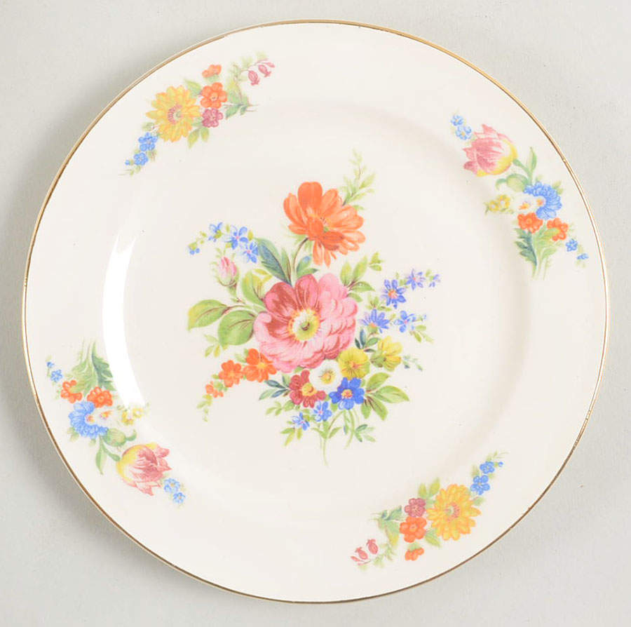 S1272E1-9 Bread & Butter Plate by Edwin Knowles-1