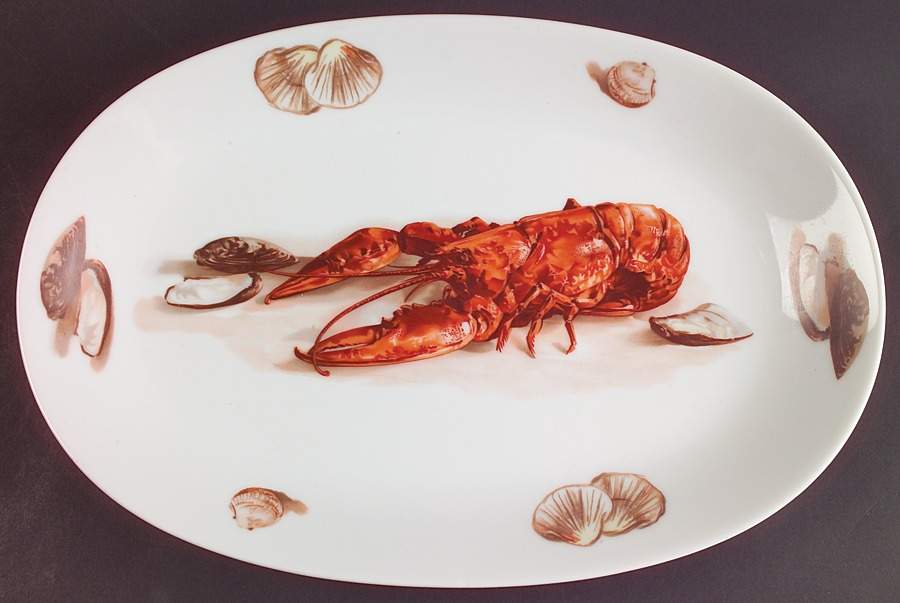 JKW5 14" Oval Serving Platter by JKW Bavaria-1