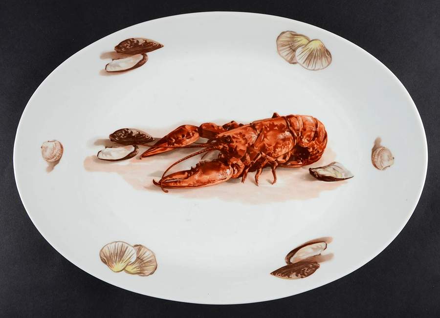 JKW5 15" Oval Serving Platter by JKW Bavaria-1