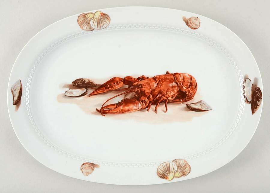 JKW5 16" Oval Serving Platter by JKW Bavaria-1