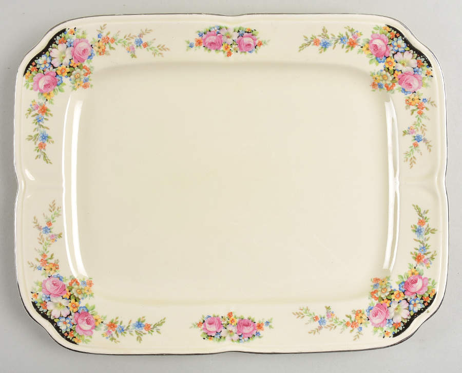 KNO358 13" Rectangular Serving Platter by Edwin Knowles-1