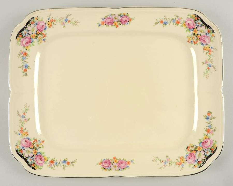 KNO358 14" Rectangular Serving Platter by Edwin Knowles-1