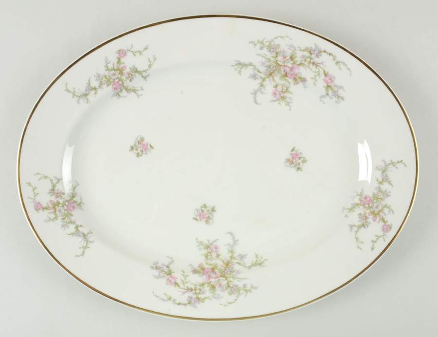 Hathaway 15" Oval Serving Platter by Kirk-1