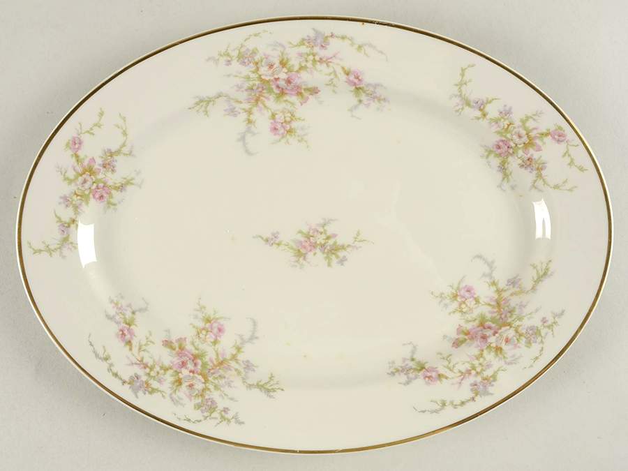 Hathaway 13" Oval Serving Platter by Kirk-1