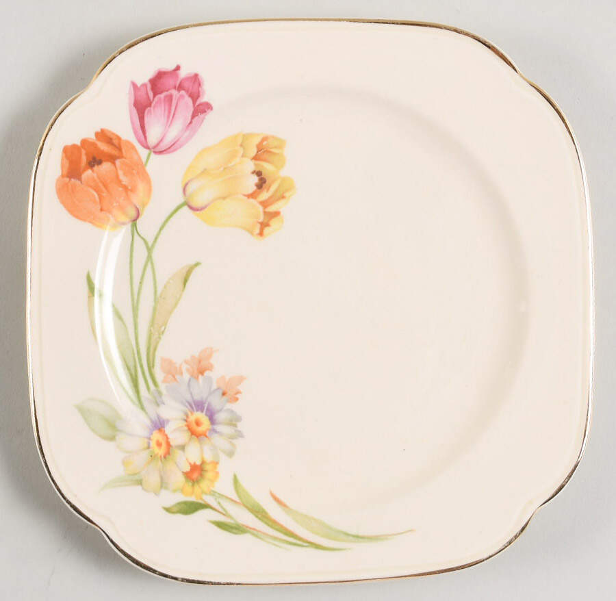 557E1 Square Salad Plate by Edwin Knowles-1