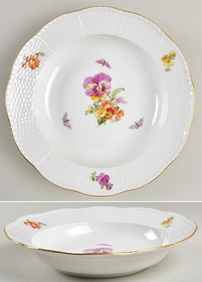 KPM74 Large Rim Soup Bowl by KPM-1