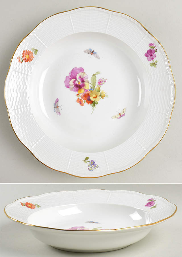 KPM74 Large Rim Soup Bowl by KPM-1