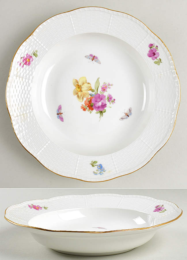 KPM74 Large Rim Soup Bowl by KPM-1