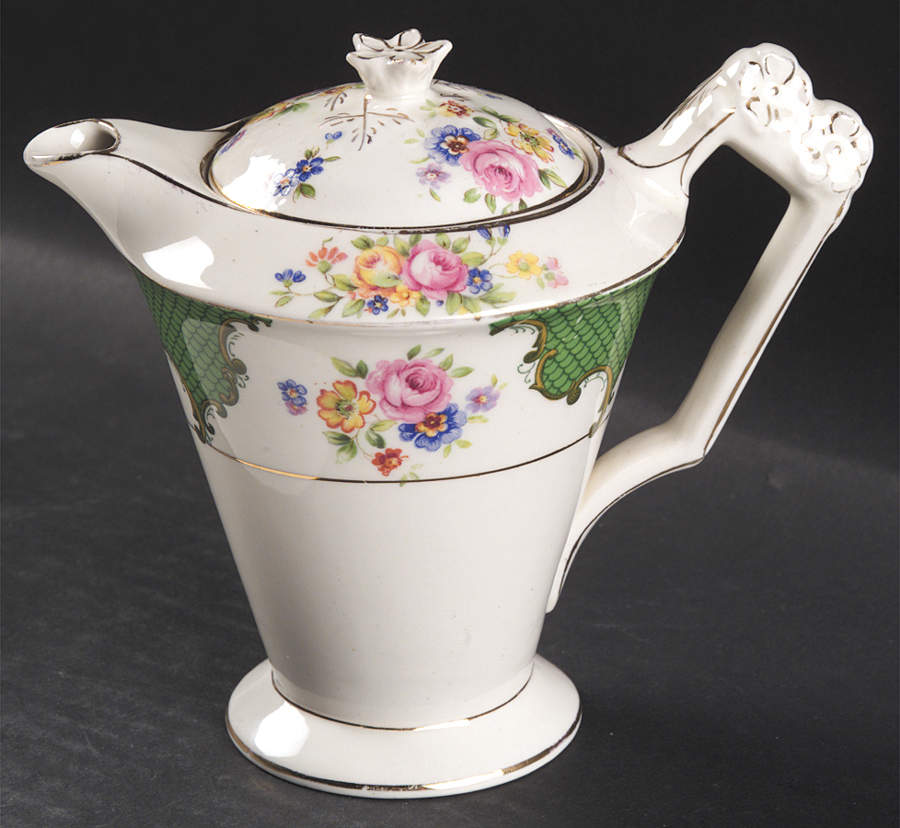 Sandringham Mini Coffee Pot & Lid by James Kent (England)-1