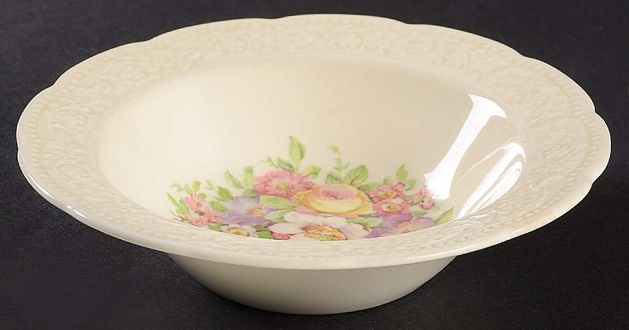 KNO375 Rim Fruit/Dessert (Sauce) Bowl by Edwin Knowles-1