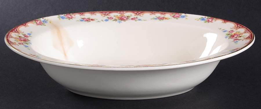 KNO382 9" Oval Vegetable Bowl by Edwin Knowles-1