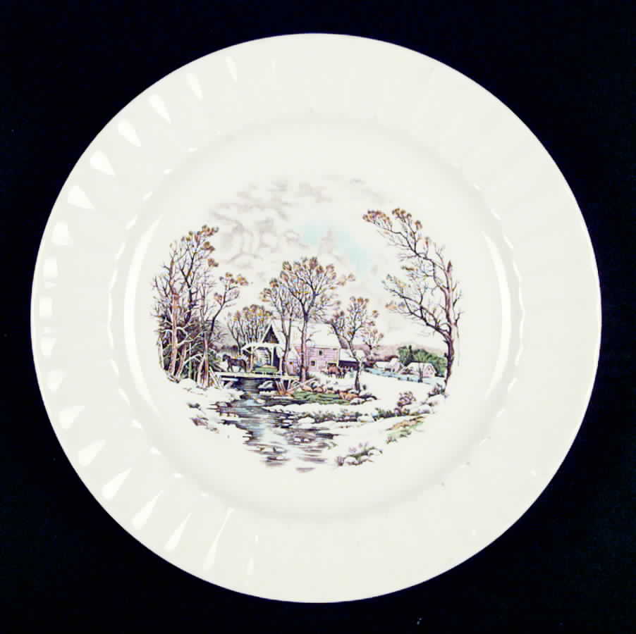 KNO437 Dinner Plate by Edwin Knowles-1