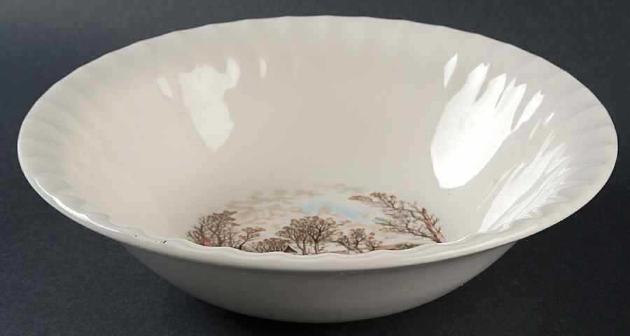 KNO437 8" Round Vegetable Bowl by Edwin Knowles-1