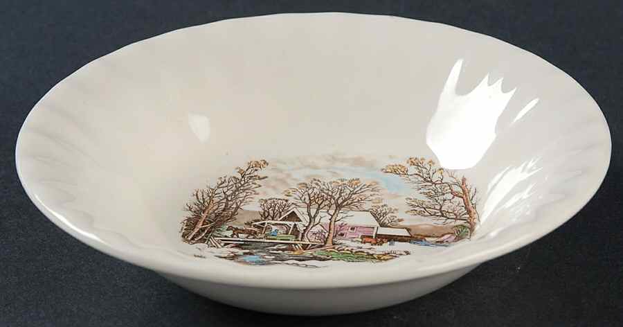 KNO437 Fruit/Dessert (Sauce) Bowl by Edwin Knowles-1