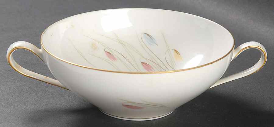 707G Flat Cream Soup Bowl by KPM-1