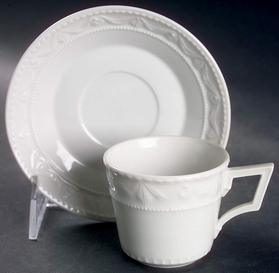 Kurland Flat Demitasse Cup & Saucer Set by KPM-1