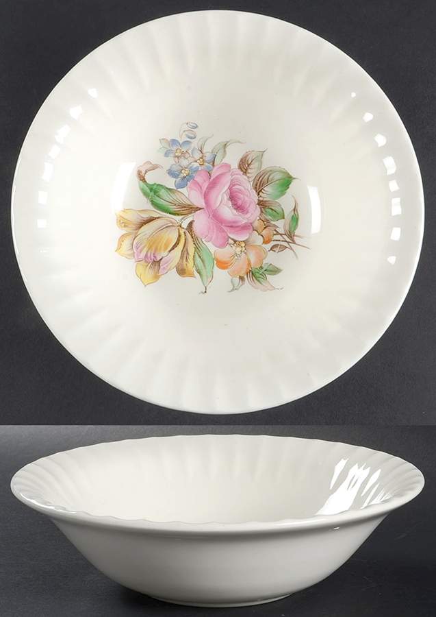 KNO389 8" Round Vegetable Bowl by Edwin Knowles-1