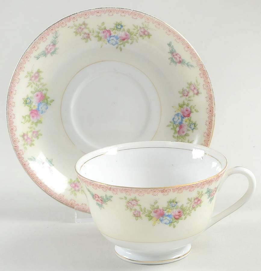 KON68 Footed Cup & Saucer Set by Kongo-1
