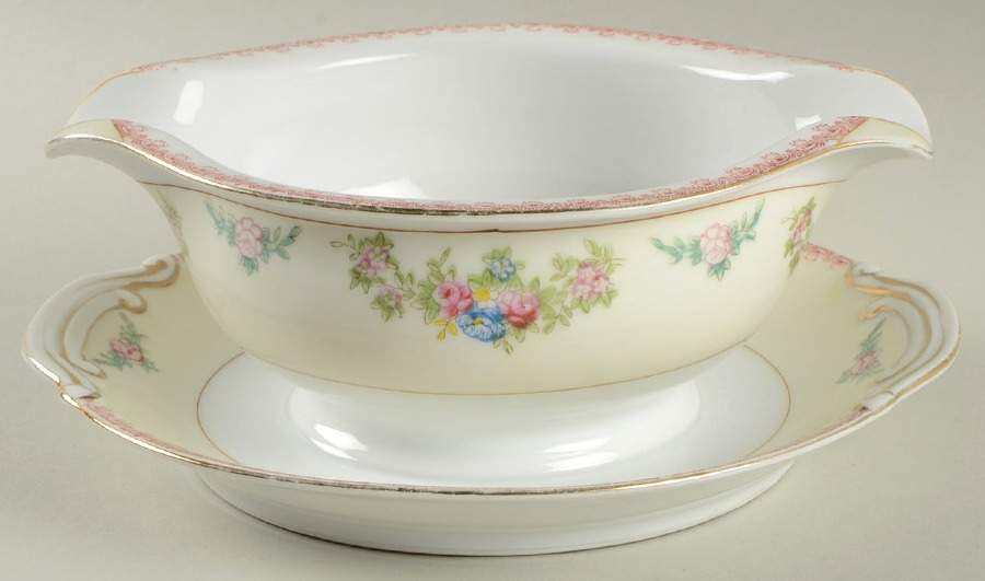 KON68 Gravy Boat with Attached Underplate by Kongo-1