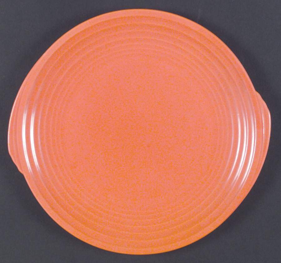 Yorktown Red (Orange) Dinner Plate by Edwin Knowles-1