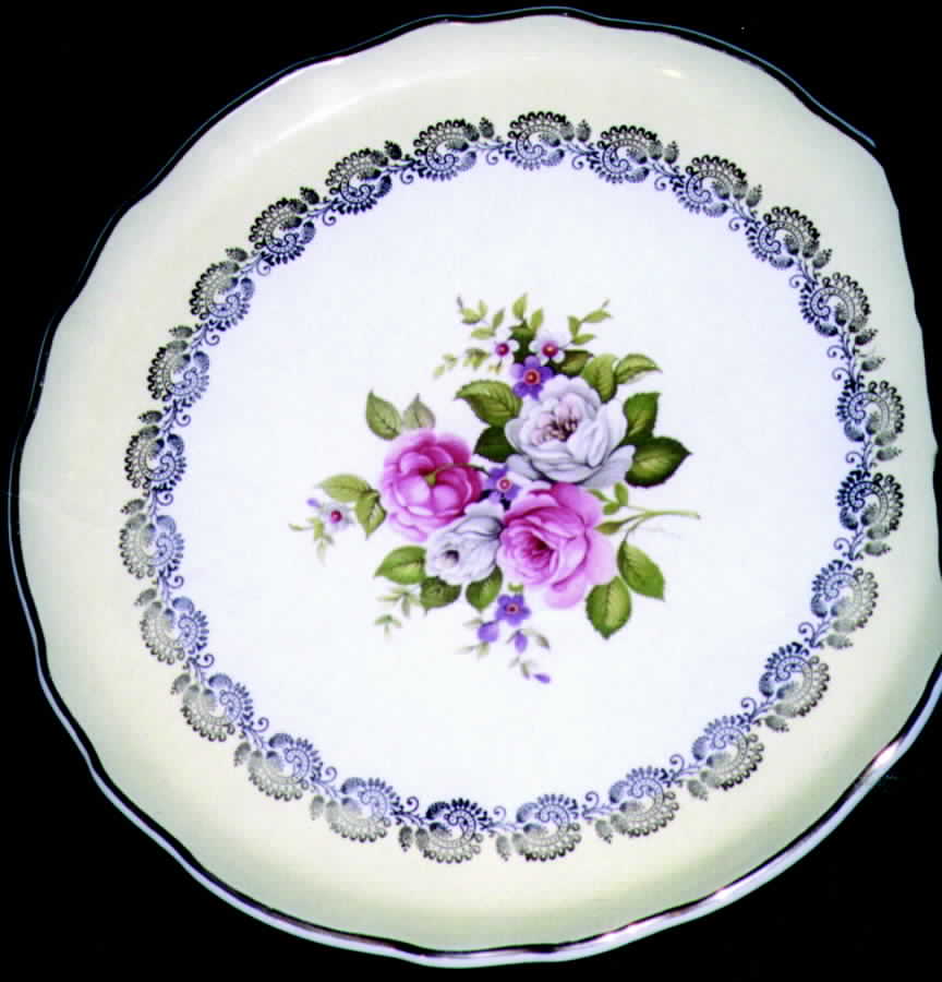KNT10 Cake Plate by James Kent (England)-1