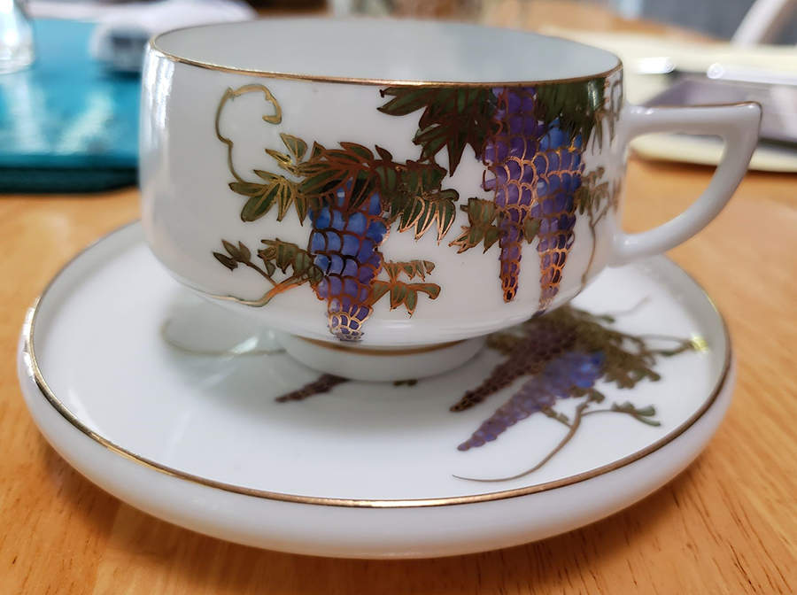 KSH1 Footed Cup & Saucer Set by Koshida-1