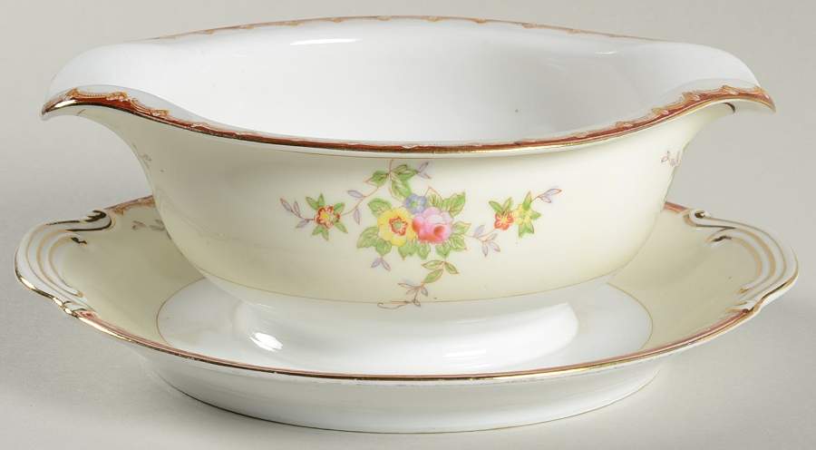 KON70 Gravy Boat with Attached Underplate by Kongo-1