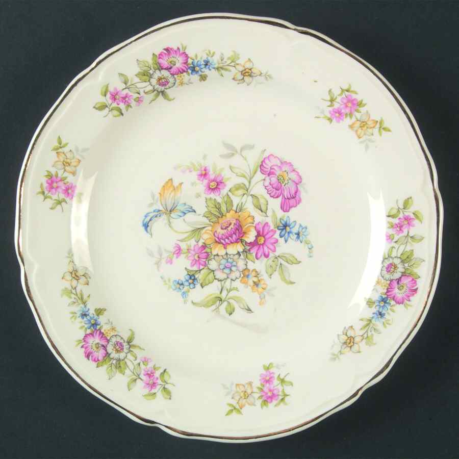 Isabella Salad Plate by Edwin Knowles-1
