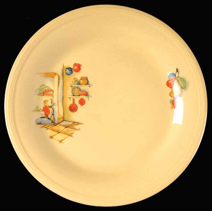 Tia Juana Salad Plate by Edwin Knowles-1