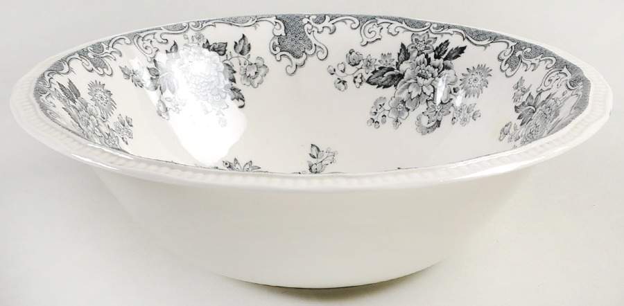 Balmoral Gray Black Coupe Cereal Bowl by Kensington Staffords-1
