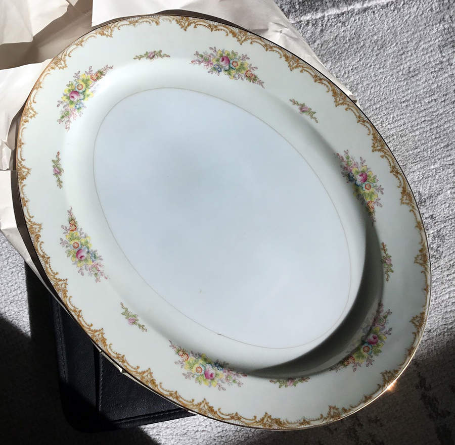 KIK31 14" Oval Serving Platter by Kikusui-1
