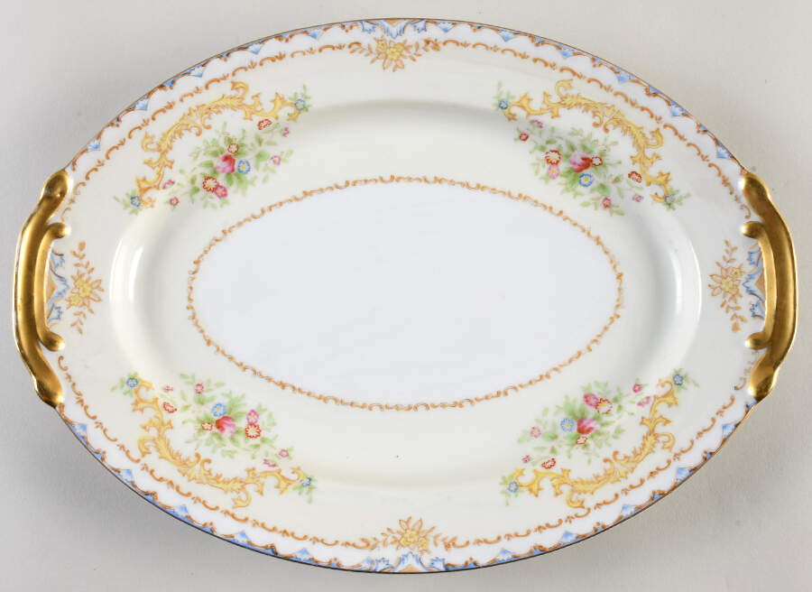 KON73 12" Oval Serving Platter by Kongo-1
