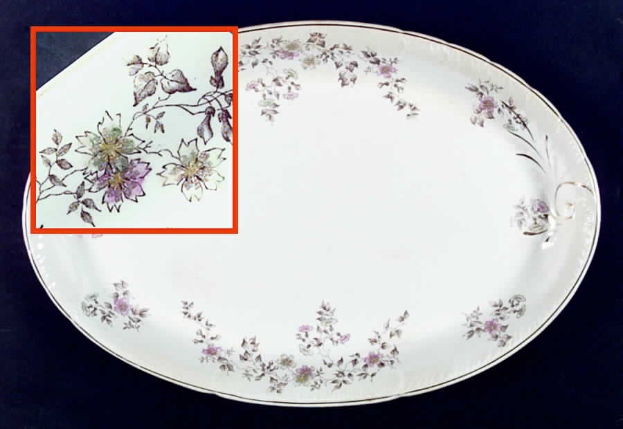 KTK28 14" Oval Serving Platter by Knowles, Taylor & Knowles-1