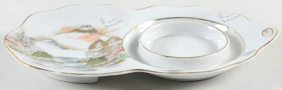 KUT67 Plate for Dessert Plate & Cup Set by Kutani-1
