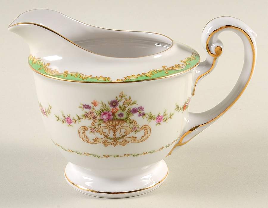 Green Garland Creamer by Kyoto-1