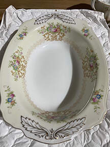 KON77 9" Oval Vegetable Bowl by Kongo-1