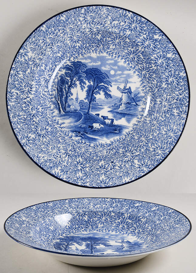 Ye Olde Large Rim Soup Bowl by James Kent (England)-1