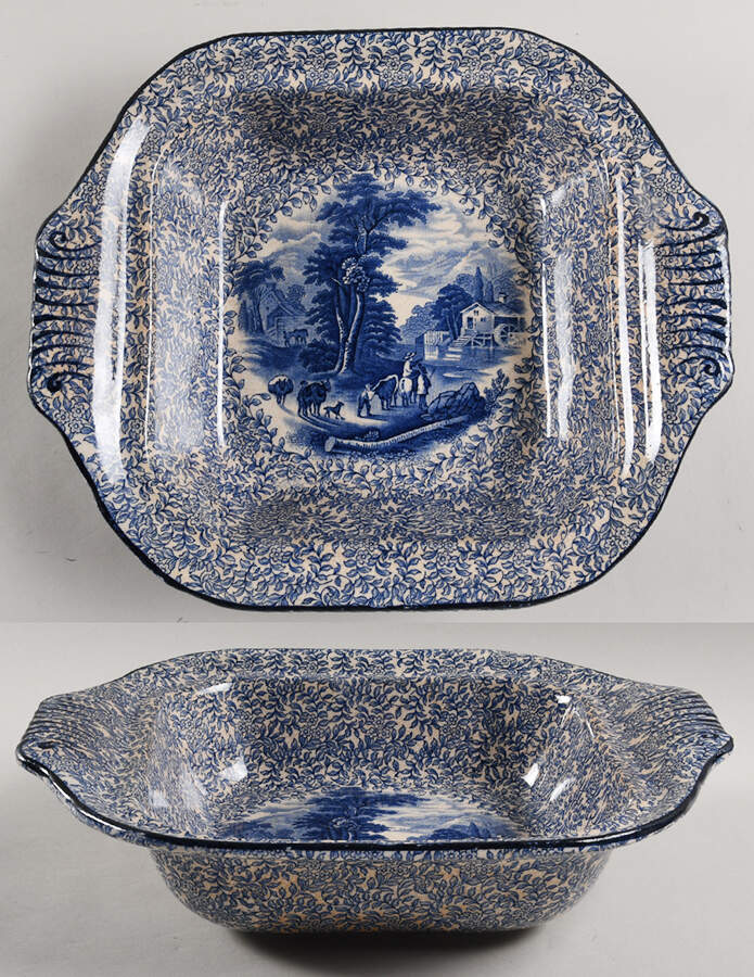 Ye Olde Square Vegetable No Lid by James Kent (England)-1