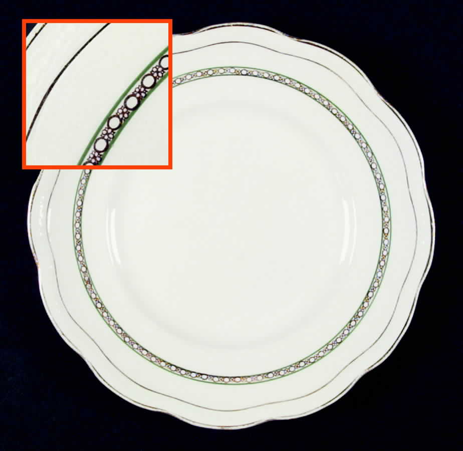 KNO470 Luncheon Plate by Edwin Knowles-1