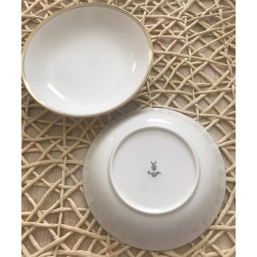 Golden Ring Fruit/Dessert (Sauce) Bowl by Kensington (USA)-1