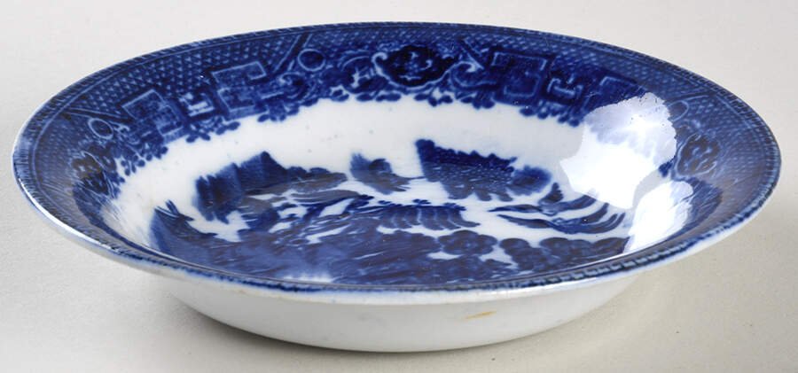 Ye Olde Willow Fruit/Dessert (Sauce) Bowl by James Kent (England)-1