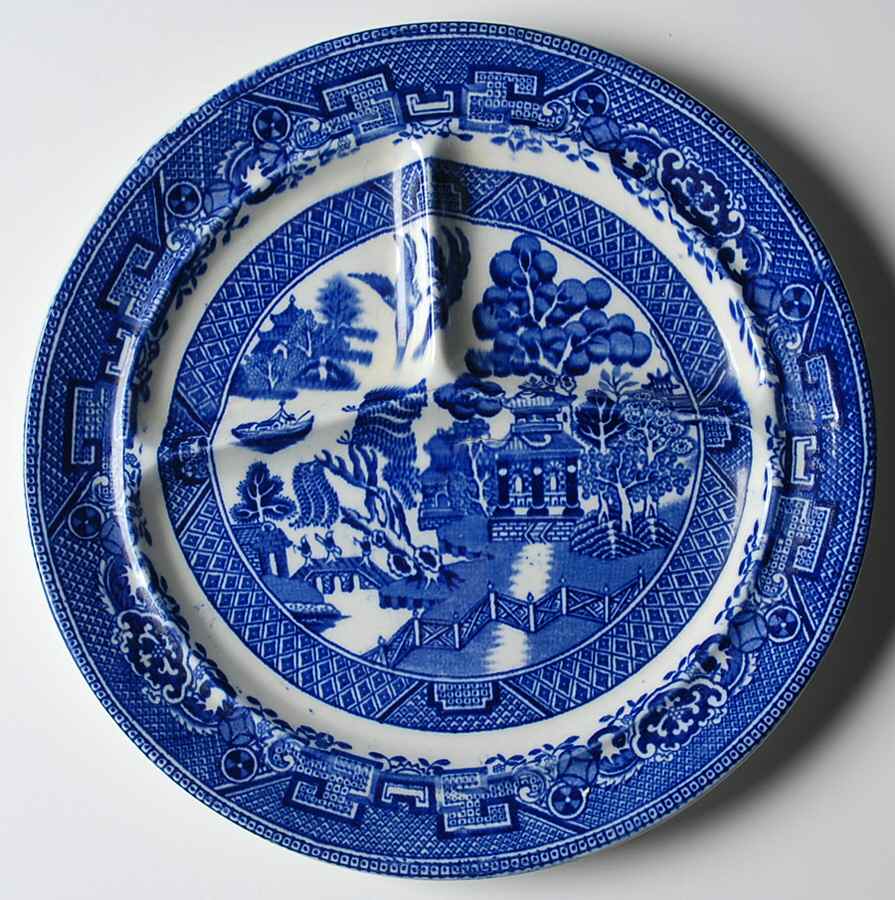 Ye Olde Willow Grill Plate by James Kent (England)-1