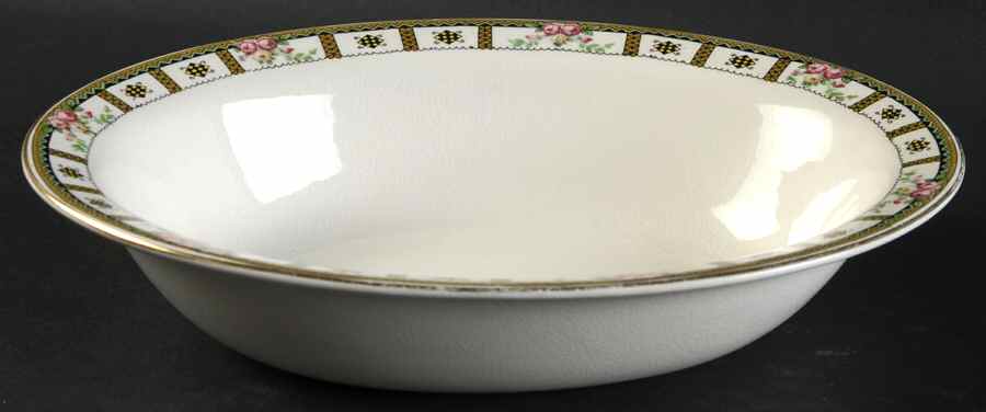 KNO481 8" Oval Vegetable Bowl by Edwin Knowles-1